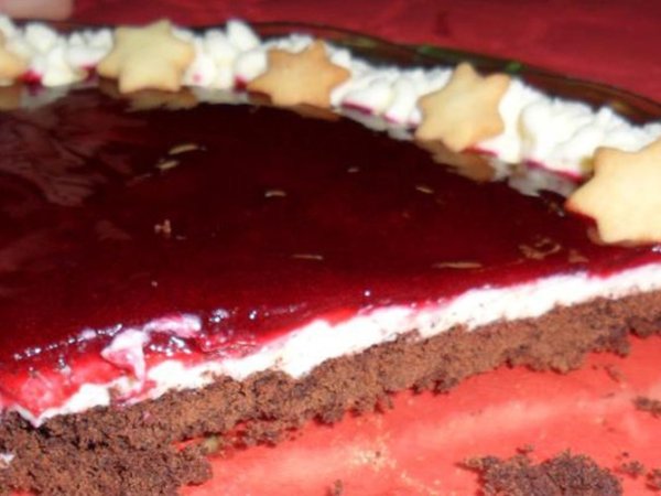 Crostata al cacao con crema di&nbsp;limoncello