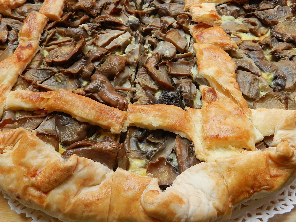 Torta salata di&nbsp;funghi