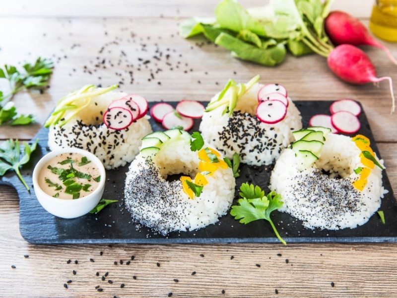 Sushi donuts