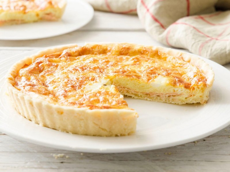Quiche al salmone&nbsp;affumicato