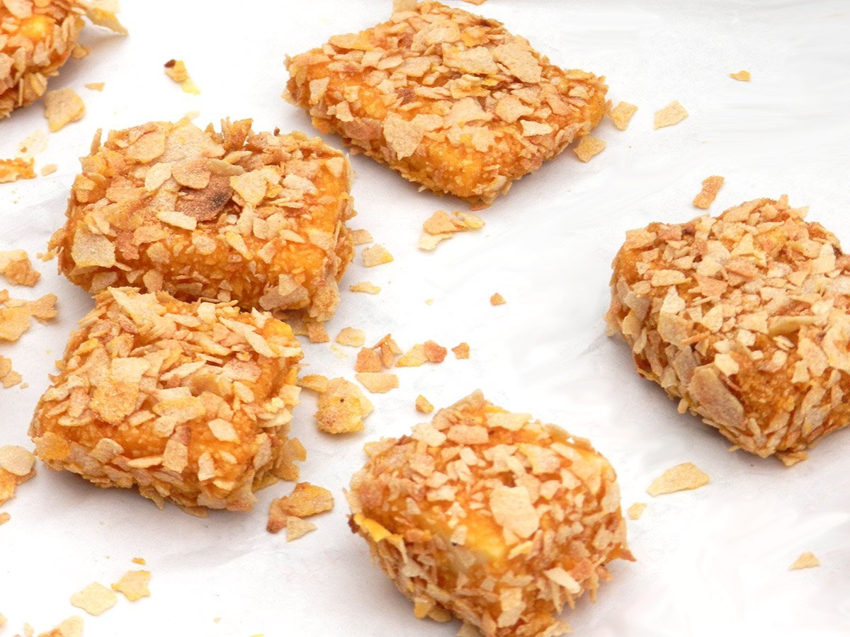 Formaggio fritto al&nbsp;carasau