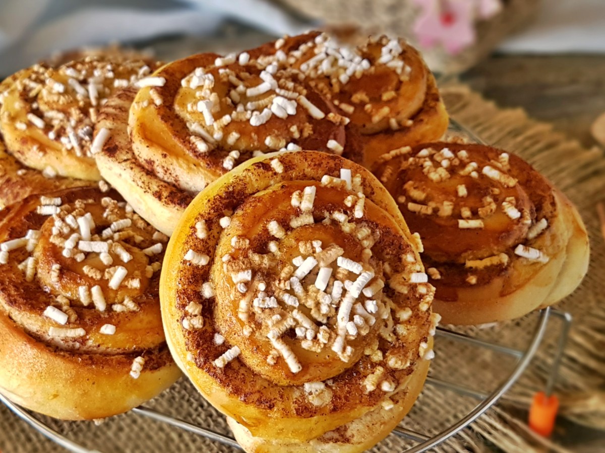 Kanelbullar tipici dolci svedesi alla&nbsp;cannella