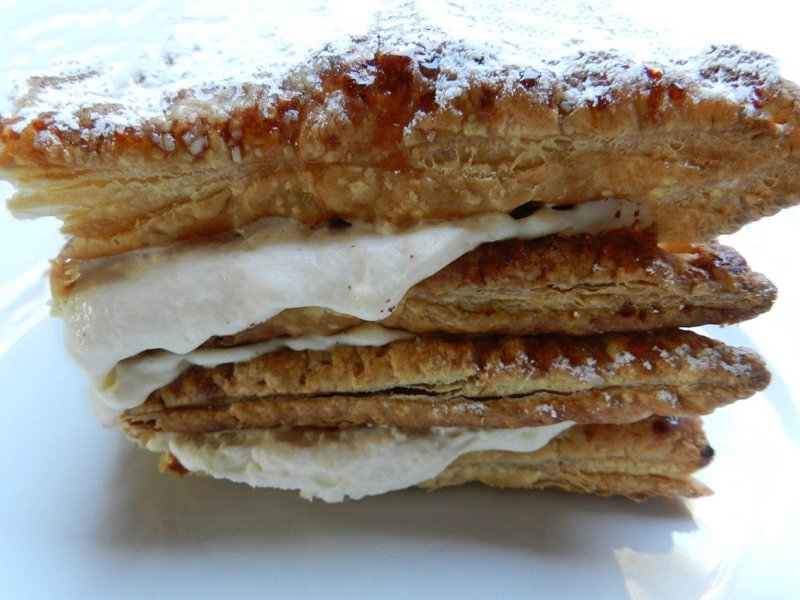 Millefoglie con crema di&nbsp;ricotta