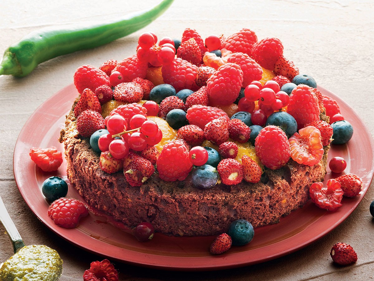 Torta al cioccolato con peperoncino&nbsp;fresco