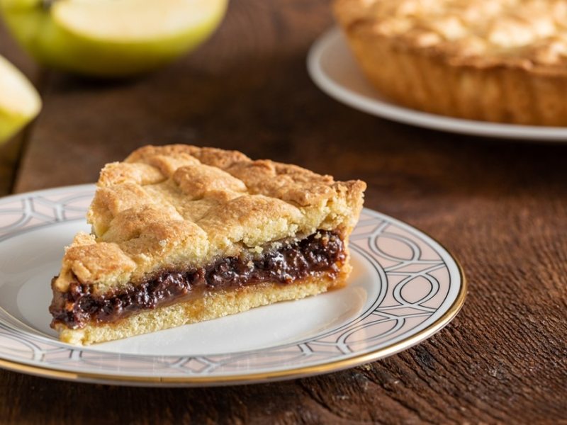 Crostata mele, amaretti e&nbsp;cioccolato