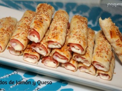 Enrollados de Jamón y&nbsp;Queso