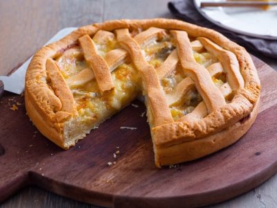 Crostata salata patate e&nbsp;gorgonzola
