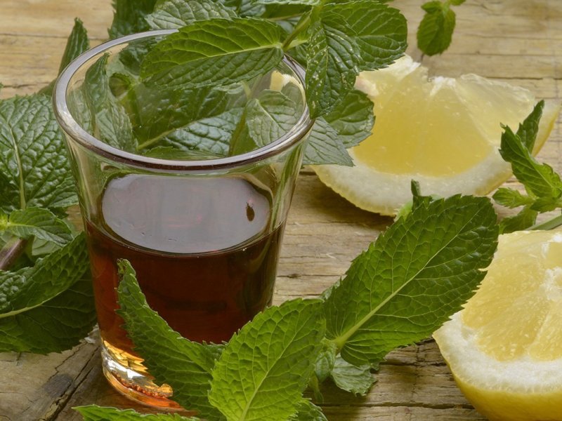Liquore alla menta