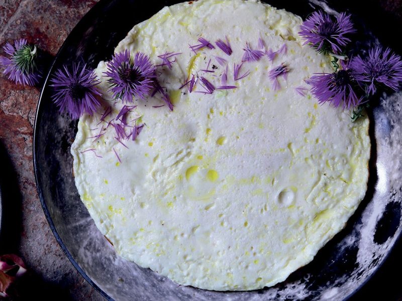 Frittata di albumi e&nbsp;pecorino