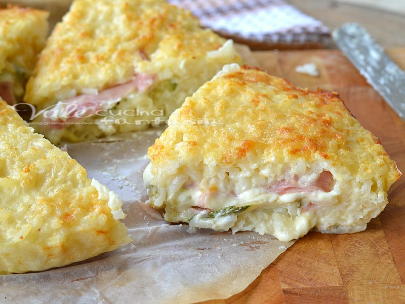 TORTA DI RISO con zucchine e&nbsp;prosciutto