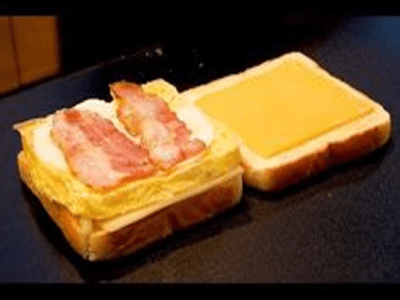 Bacon toast – Street food&nbsp;coreano
