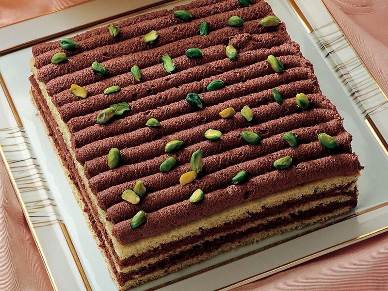 Mattonella di cioccolato e&nbsp;pistacchi