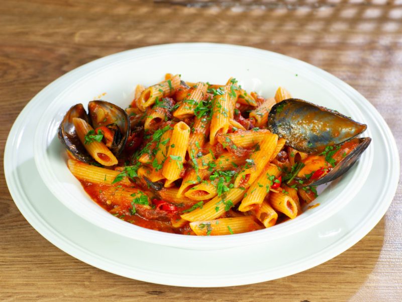Arrabbiata con le&nbsp;cozze