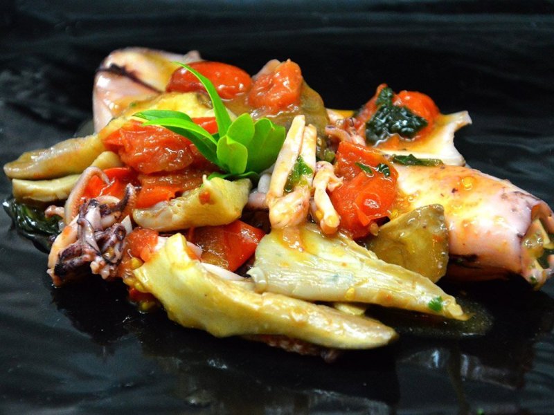 Calamari ripieni ai&nbsp;funghi
