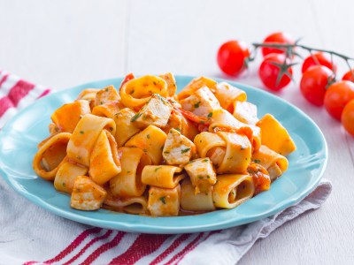 Calamarata con ragù di pesce&nbsp;spada